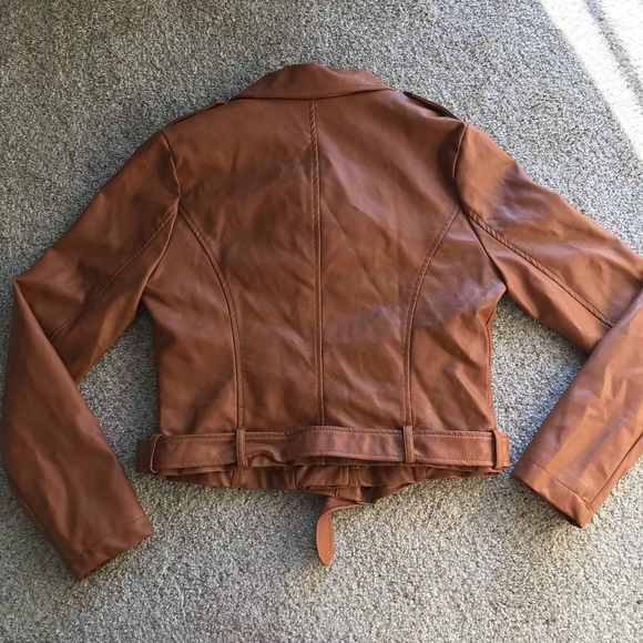 Charlotte Russe Faux Leather Jacket - Picture 4 of 5